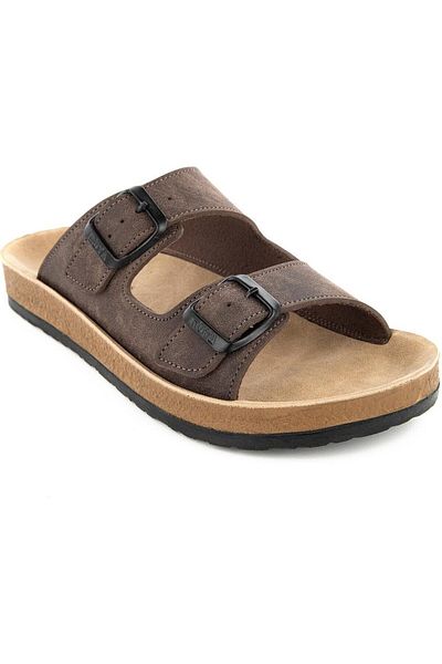 Muya Yuna Anatomical Sole Double Banded Adjustable Buckle Women's Slippers