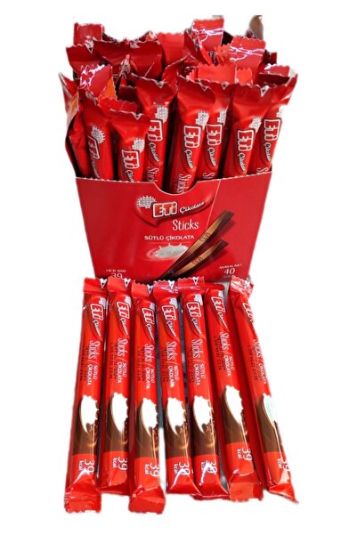 Eti sticks çikolata kahve yanı enfes tat 40 adet x 7 Gr