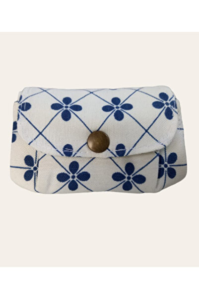 Mavi Kirpi Baby Style Çıtçıtlı Mini Bozuk Para Çantası