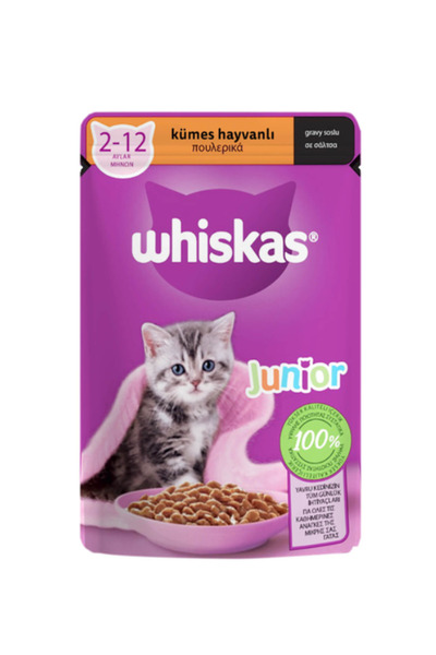 Whiskas Poşet Yaş Mama Junior 85 Gr