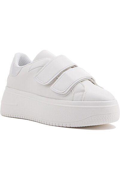 starnewstore Kadın Cırt Cırtlı Sneaker- TAM KALIP- Taban 5 cm - Spor Ayakkabı...