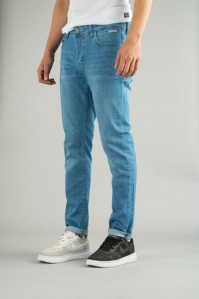 bombe Ανδρικό Vintage Washed Strechy Slim Fit Slim Fit τζιν παντελόνι