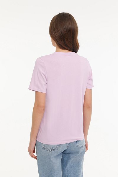 Kinetix Tricou liliac pentru femei - WB V NECK, 4FX, mânecă scurtă, 11SN227