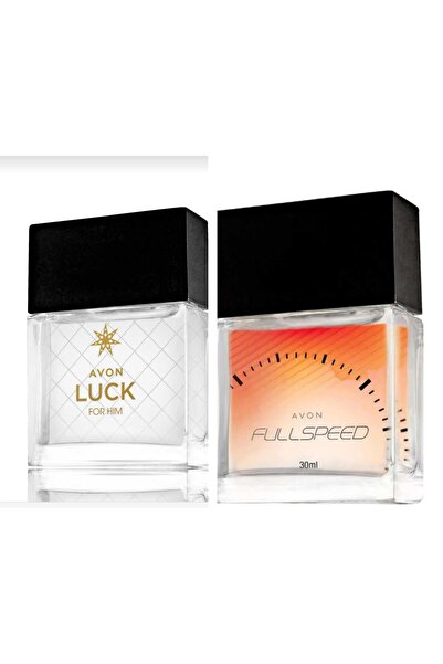 AVON Luck Erkek Parfüm EDT 30 ml ve Full Speed Erkek Parfüm 30 ml