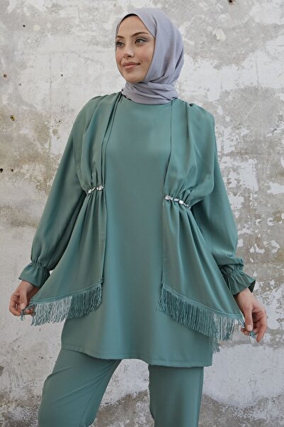 InStyle Плюшевий комплект з каменями - М'ятний