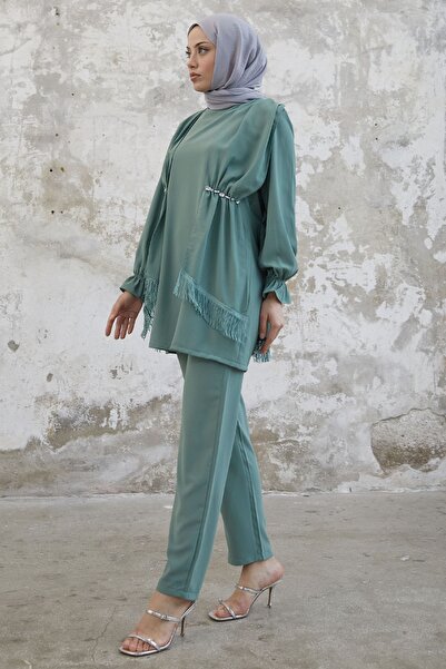 InStyle Плюшевий комплект з каменями - М'ятний