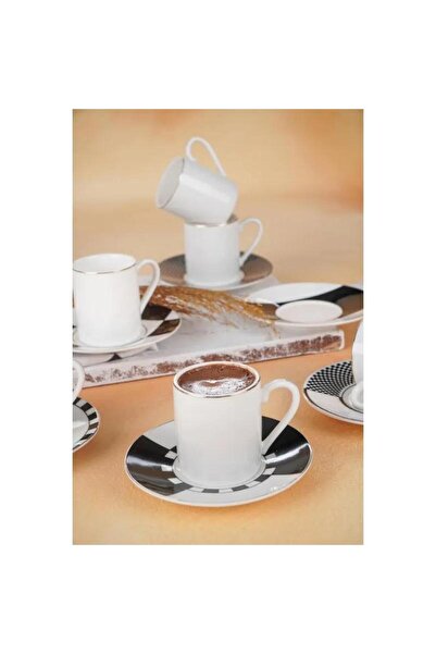 ACAR Felex 6 Kişilik Kahve Fincanı Takımı - 90 ml MSKF363