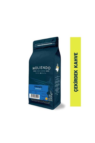 Moliendo Finest Coffee قهوة إثيوبيا جيما المحلية (قهوة حامضة) 1000 جرام
