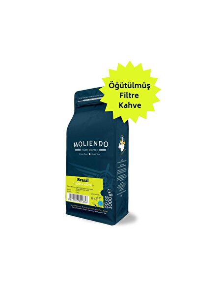 Moliendo Finest Coffee Brasil Bossa Nova Yöresel Kahve (Öğütülmüş Filtre Kahv...