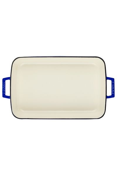 Lava Cast Rectangular Rosto and Oven Tray Cast Iron Monolithic Double Handle Edition Series Size 26x