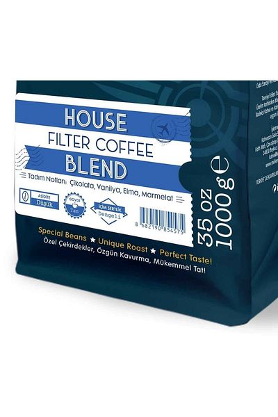 Moliendo Finest Coffee House Blend Filter Coffee (Molded Filter Coffee) 1000 g
