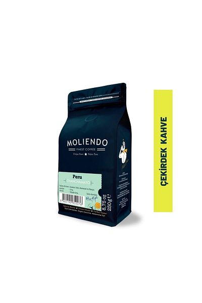 Moliendo Finest Coffee قهوة تشانشاميو المحلية في بيرو (قهوة حبوب) 250 جرام.