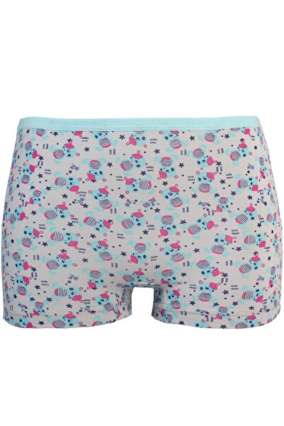 Kossiga 6 Adet Desenli Kız Çocuk Boxer Şort