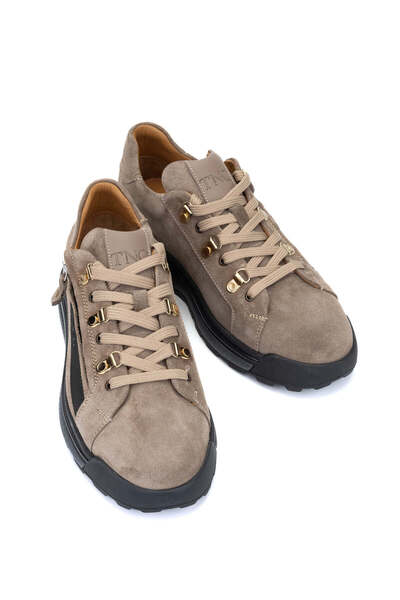 Tamer Tanca Erkek Hakiki Deri Vizon Süet Casual Ayakkabı