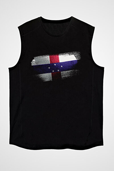 Darkhane هولندا أنتيلز - تي شيرت أسود بدون أكمام للجنسين