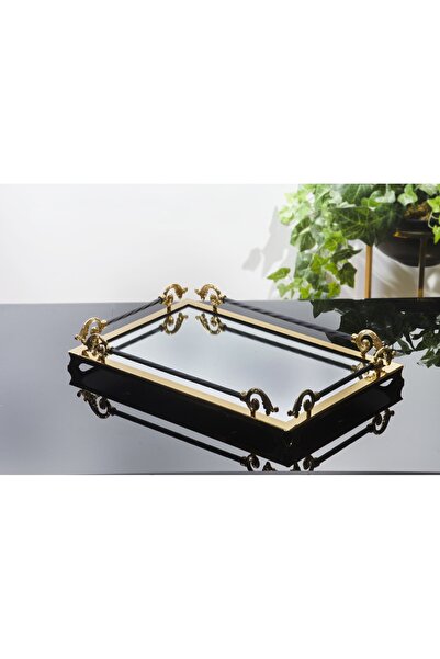 BULUTHOMEAKSESUAR KLASİK TEPSİ 38X26 CM GOLD