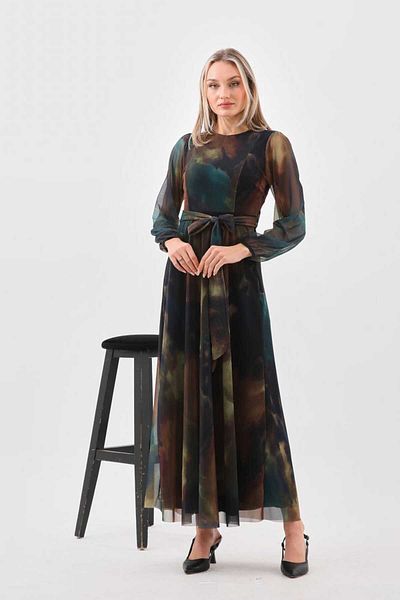 CİXAPLE Rochie maxi cu decolteu lycra