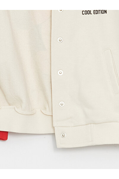 LC Waikiki Μακρυμάνικο κολάρο Minnie Mouse Baby Girl Bomber Jacket