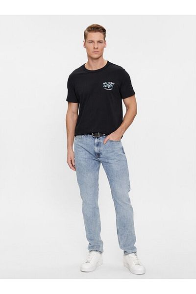 Guess Men's Black T-Shirt M4RI11I3Z14
