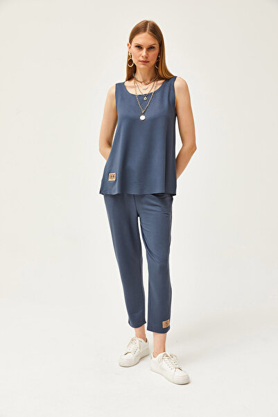 Olalook Dámský zakouřený křišťálový oblek bez rukávů TKM-19000271