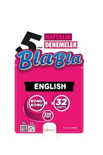 Gün&Ay Yayınları Günay Yayınları Bla Bla 5. Sınıf English Haftalık Denemeler