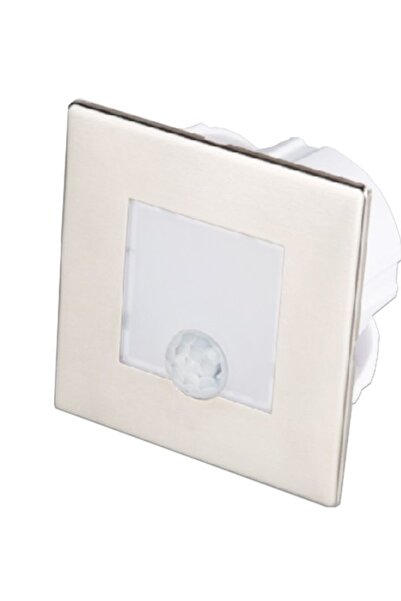 Cata 1,5w Beyaz Kare Sensörlü Koridor Merdiven Armatür (SATİN KASA)