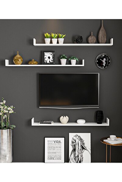 MDesign Tv Rafı Duvar Rafı