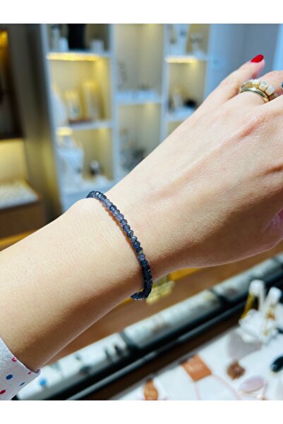 Luna Safir Doğal Taşlı Bileklik