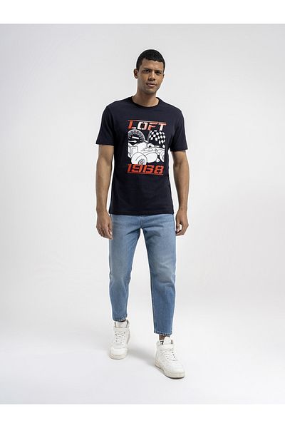 Loft Men's T-Shirt - Regular Fit, Sleeves, 5786