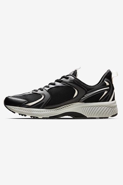 Lescon Orion Men's Running and Walking Sports Shoes - Black White