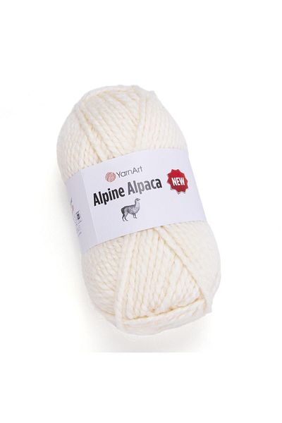 Yarnart ALPINE ALPACA NEW - ΠΛΕΚΤΟ ΣΤΟ ΧΕΡΙ ΚΡΕΜΑ-1433