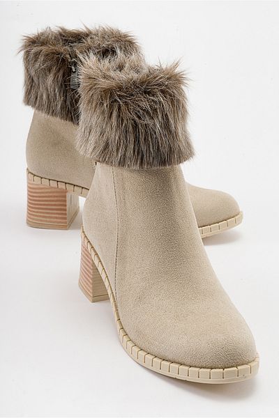Ccway Γυναικείες Γούνινες Μπότες TEN SUEDE