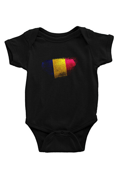 Darkhane Romania black Unisex baby body - Zıbın