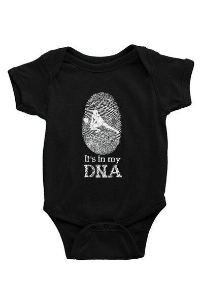 Darkhane Volleyball Black Unisex Baby Body - Zıbın