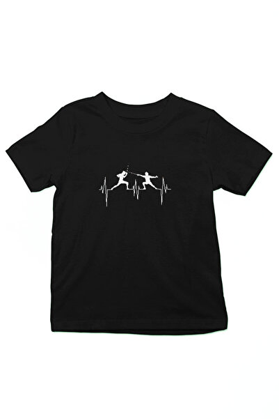 Darkhane Fencing Black Unisex Kids T-Shirt T-Shirt