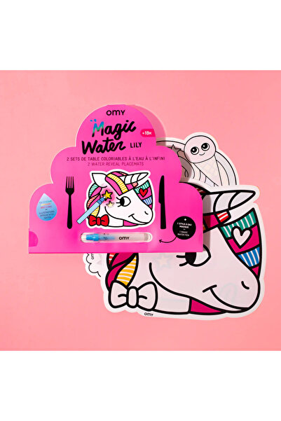OMY Magic Water Placemat / Sihirli Amerikan Servis Lily (2 ADET)