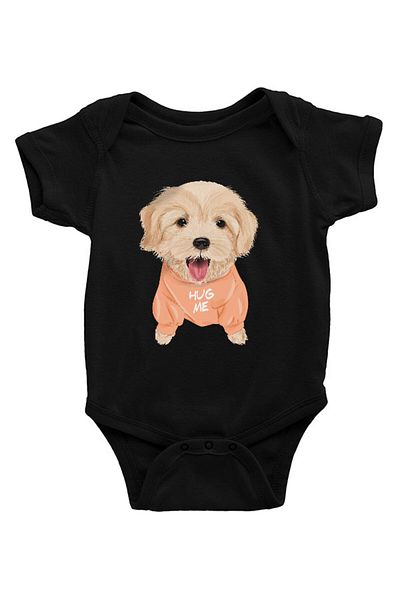 Darkhane black Pudel baby body - Unisex bodysuit