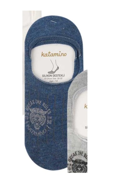 Katamino جوارب راقصة الباليه المدعومة بالسيليكون مطبوعة بقواعد