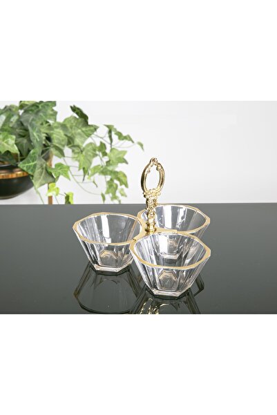 BULUTHOMEAKSESUAR KULPLU 3 LÜ ÇEREZLİK GOLD