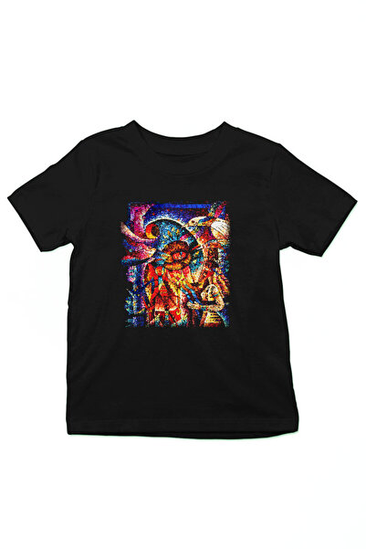 Darkhane Cross STiTch Black Unisex Kids T-Shirt