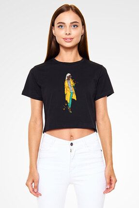 Darkhane Sar Trenckot Fashion Siyah Unisex Crop Top Ti ort T Shirt Fiyat Yorumlar Trendyol