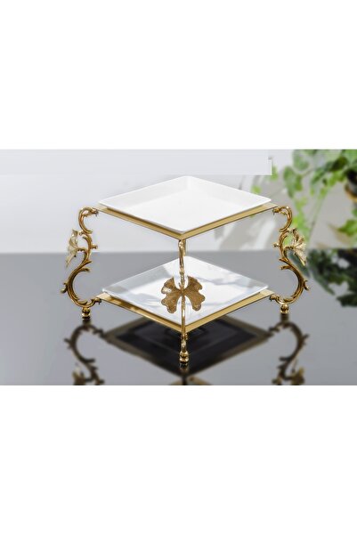 BULUTHOMEAKSESUAR SQUARE 2-LAYER PORCELAIN PRESENTATION 24X24 CM