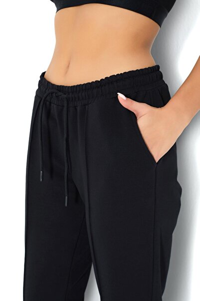 Jiber Women's Black Two Thread Sweatpants 2724