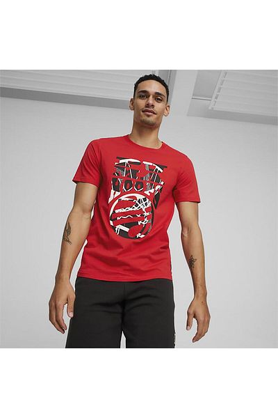 Puma A Hooper férfi piros póló ( 624827 -02)