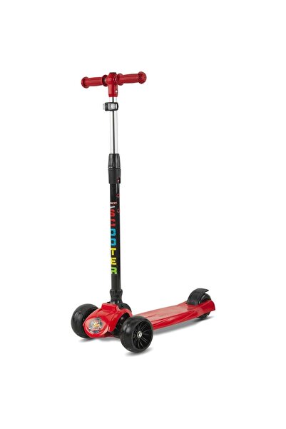 BabyHope Jy-h02 Işıklı Power Scooter Kırmızı