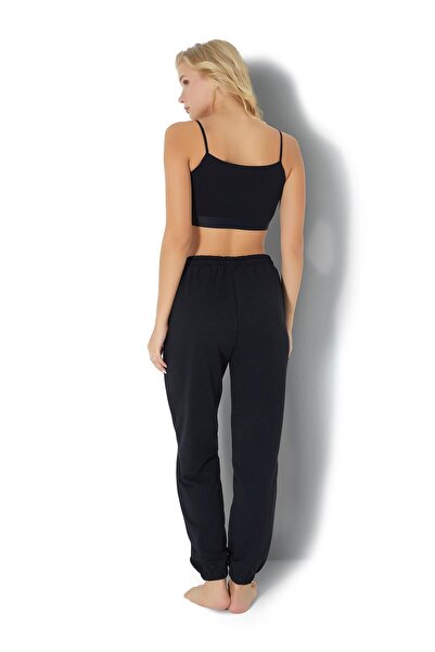 Jiber Women's Black Two Thread Sweatpants 2724