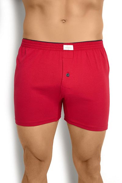 Jiber Ανδρική ζώνη μπορντό Terry Cotton Boxer 127