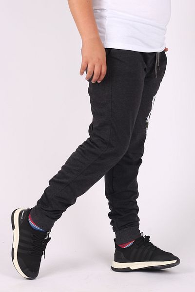 Çiggo Kids Pantaloni de trening pentru băieți cu 2 fire cu imprimeu Win X
