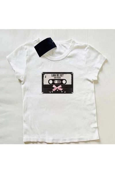 Touz Moda Bluză Crop Lana Imprimată Del Rey - Lungime curea