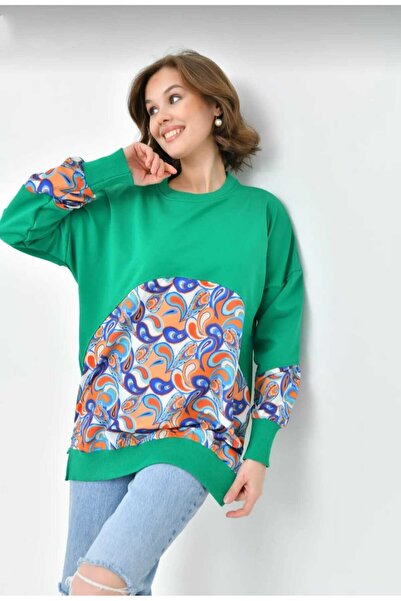 DAMGA Collection بلوزة نسائية مطرزة بأكمام طويلة